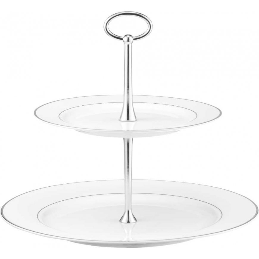 Cake dwupoziomowa Aura Silver AMBITION