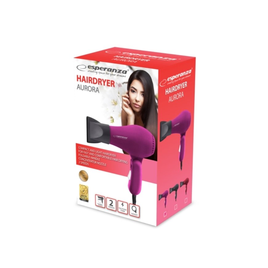 Esperanza EBH003P föön 750 W Roosa – 3