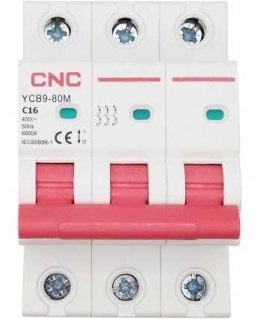 CNC Automatic switch, 3P, 16A, class C, 6kA