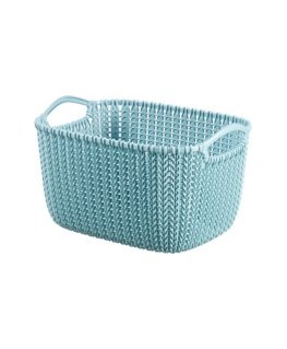 Mini basket A7 Jonas 16x12x7cm transparent|blue
