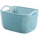 Mini basket A7 Jonas 16x12x7cm transparent|blue Mini basket A7 Jonas 16x12x7cm transparent|blue