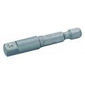 Bahco Adapter from 1/4" hex to 1/2" square 50mm Bahco Adapter from 1/4" hex to 1/2" square 50mm