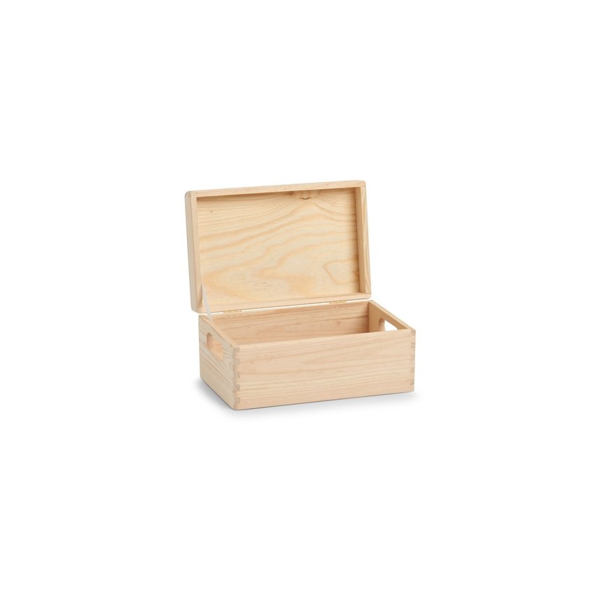 Zeller Present 13150 storage box Rectangular Pinewood Natural – 2