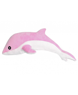 Lean Toys Rožinė dolphin plush mascot 70 cm