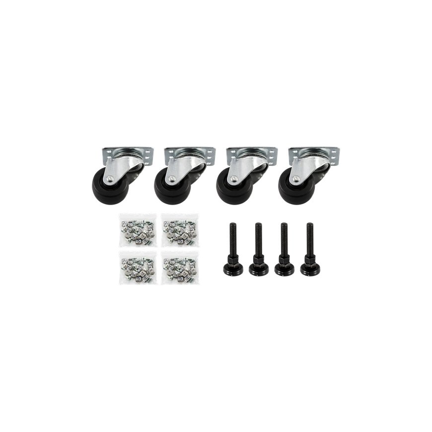 Deltaco 19-G6037GP 37U Отдельностоящая стойка Черный – 4