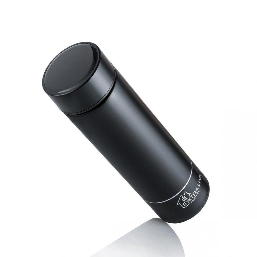 Extralink MUG-SMART500 BLACK reisitass 500 ml Must Roostevaba teras – 2