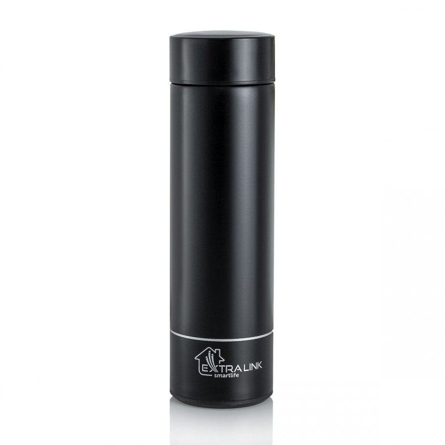 Extralink MUG-SMART500 BLACK reisitass 500 ml Must Roostevaba teras – 3