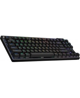 Logitech G PRO X TKL klaviatūra Žaidimams RD belaidis ryšys + „Bluetooth“ QWERTY Danų, Apdaila, Norvegija, Švedas Juoda