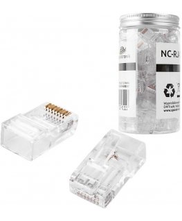 Spacetronik RJ45 plug 6 cat. UTP NC-RJ456UT-11 100 pcs.