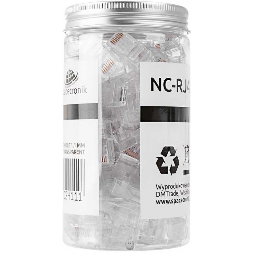Spacetronik RJ45 kištukas 6 kat. UTP NC-RJ456UT-11 100 vnt. – 3