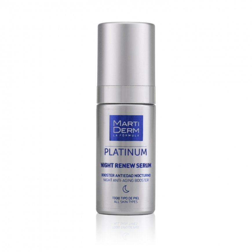 MartiDerm PLATINUM Night Renew Sejas serums 30 ml – 3