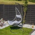 Theo hanging armchair, gray PATIO