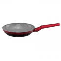 Pan with coating Qualum Ceramic Stone Edition Ombre Red 24 cm AMBITION Pan with coating Qualum Ceramic Stone Edition Ombre Red 24 cm AMBITION
