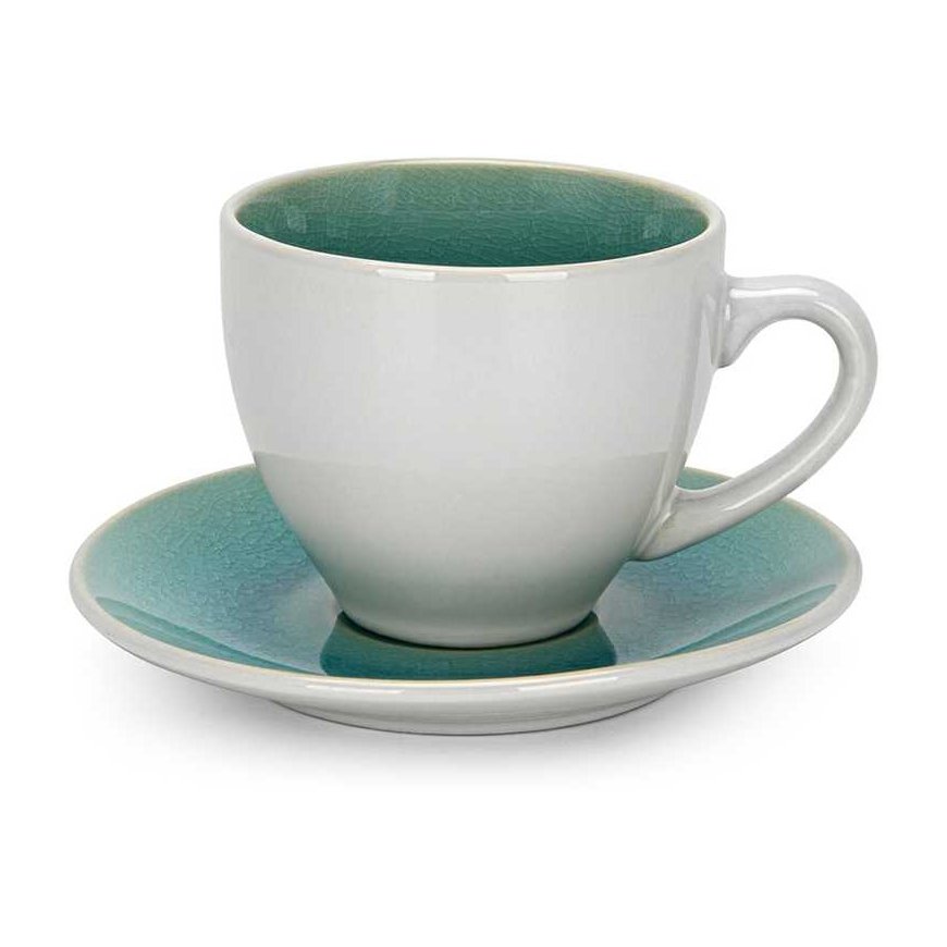 Fissman Cup with saucer CELINE 230 ml (ceramic)