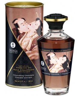 SHUNGA MASSAGE OIL WITH THERMAL EFFECT WITH INTENSE CHOCOLATE FLAVOR 100 ml