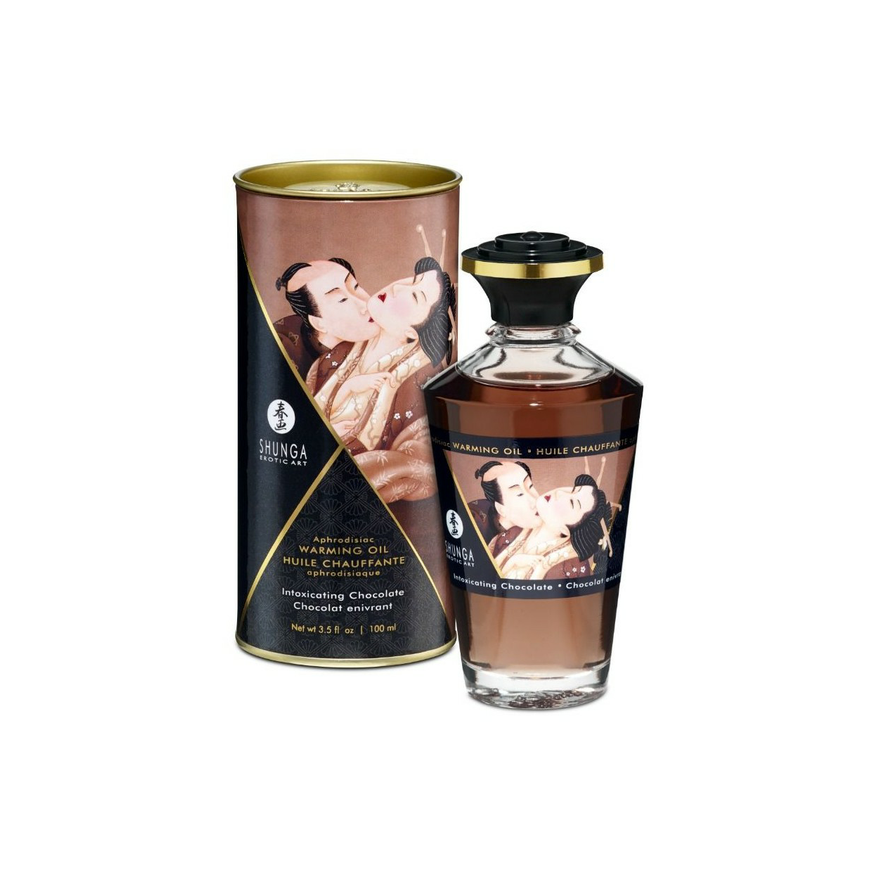 SHUNGA MASSAGE OIL WITH THERMAL EFFECT WITH INTENSE CHOCOLATE FLAVOR 100 ml – 3