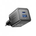 Wall charger, Vention, FEQB0-EU, USB-C, USB- A, 30W|30W, GaN (b
