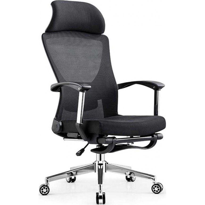 Spacetronik Ergonomic office chair with footrest