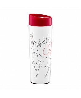 Thermo mug in stainless steel Line Art 340 ml Renifer AMBITION