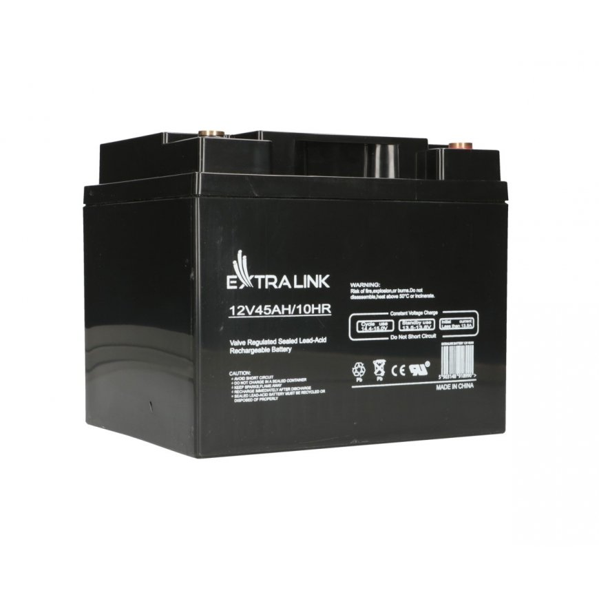 Extralink AKUMULATOR BATTERY ACCUMULATOR AGM 12V 45AH Suletud pliiaku (VRLA)
