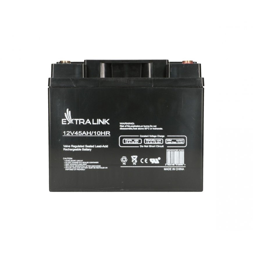 Extralink Accumulator AGM 12V 45Ah maintenance free – 2