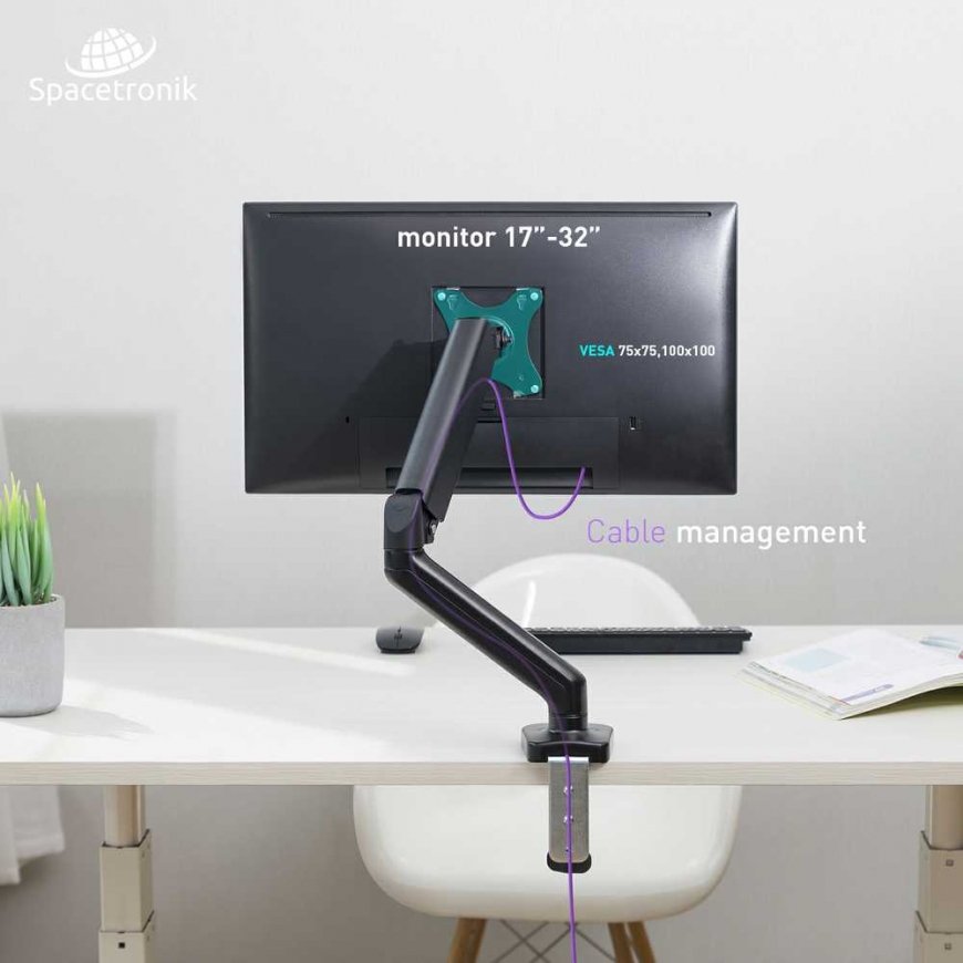 Spacetronik Holder gazowy na monitorius Spacetronik