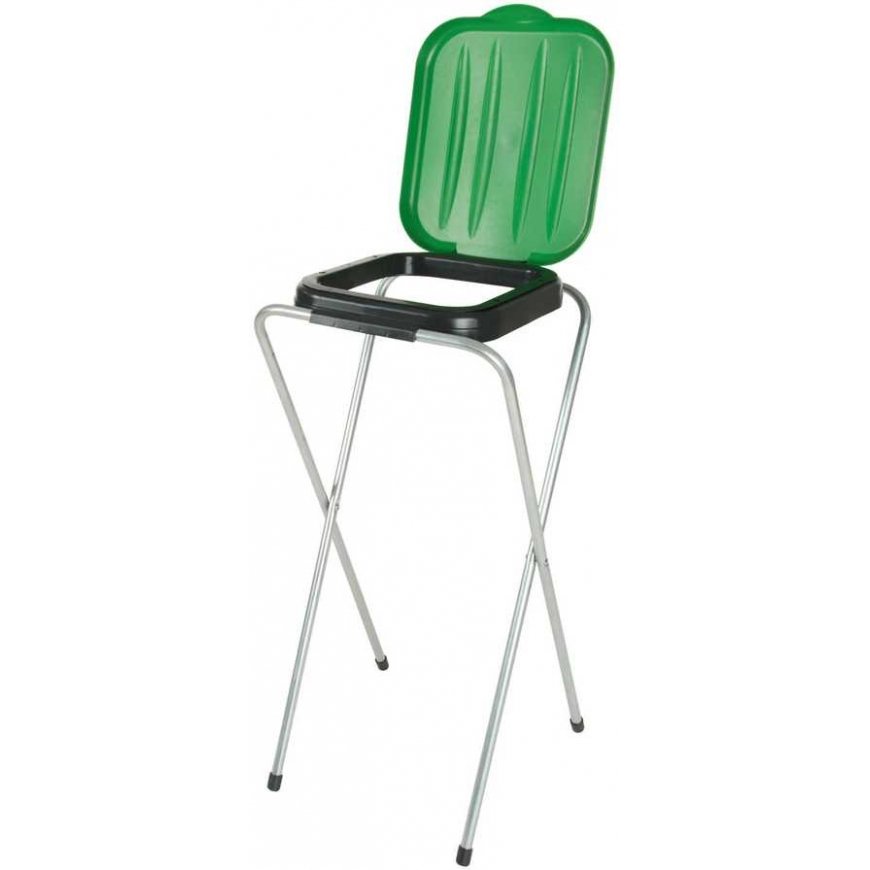 Gsg24 Food stand holder for 120L garbage bags and waste, Green – 2