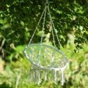 Fotel wiszący sznurowany Bocianie Nest 50 / 70 x 123 cm ecru PATIO