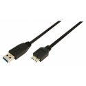 LogiLink CU0027 USB cable USB 3.2 Gen 1 (3.1 Gen 1) 3 m USB A Micro-USB B Black LogiLink CU0027 USB cable USB 3.2 Gen 1 (3.1 Gen 1) 3 m USB A Micro-USB B Black