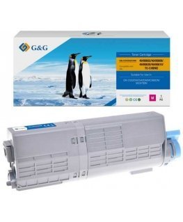 G&G compatible toner with OKI 46490606, NT-COC532XXM, magenta, 6000s