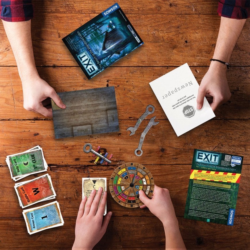 Thames & Kosmos EXIT: The Return to the Abandoned Cabin Board game Детектив – 4