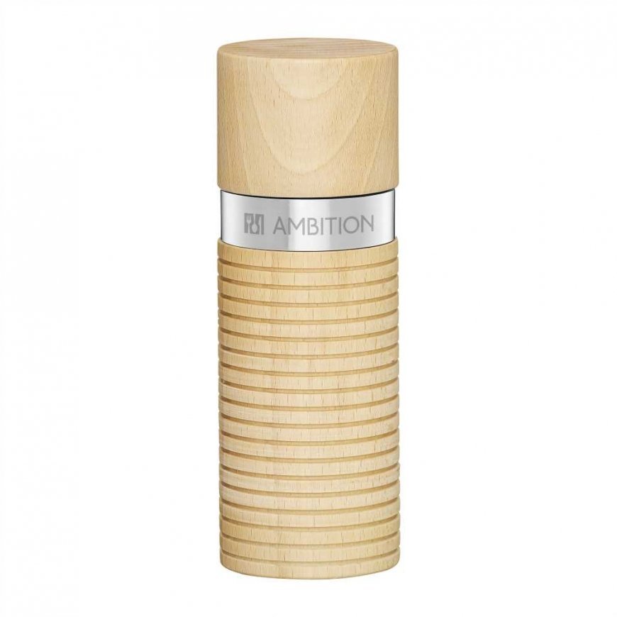 Pepper mill i soli drawnenia 15 cm corrugated light wood Ring AMBITION