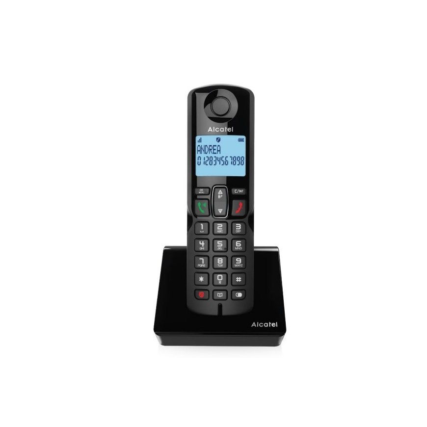 Alcatel S280 DUO BLK DECT-puhelin Soittajan tunnistus musta