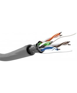 Goobay 68708 сетевой кабель Серый 100 m Cat5e F/UTP (FTP)