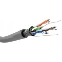 Goobay 68708 verkkokaapeli Harmaa 100 m Cat5e F/UTP (FTP) Goobay 68708 verkkokaapeli Harmaa 100 m Cat5e F/UTP (FTP)