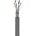 Goobay 68708 tīkla kabelis Pelēks 100 m Cat5e F/UTP (FTP) Goobay 68708 tīkla kabelis Pelēks 100 m Cat5e F/UTP (FTP)