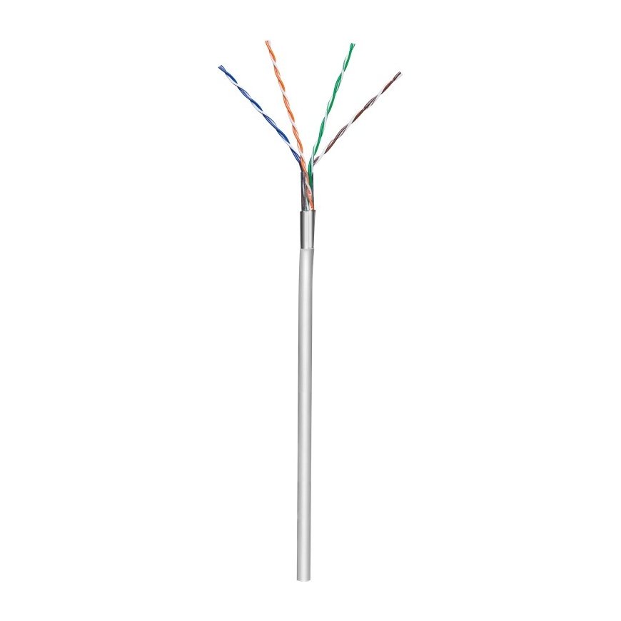 Goobay CAT 5e Network Cable, F/UTP, grey, 100m – 3