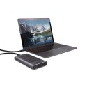 Lindy USB 3.2 Gen 2x2 Dual M.2 NVMe SSD Enclosure with Clone Feature Lindy USB 3.2 Gen 2x2 Dual M.2 NVMe SSD Enclosure with Clone Feature