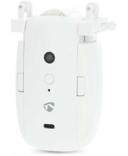 Nedis Vorhang Roboter Kabelanlage / U-Schiene | Horizontale Vorhänge | Batteriebetrieben / Stromversorgung über USB | 4000 mAh |