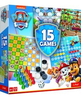 TREFL PAW PATROL 15 in 1 Galda spēle