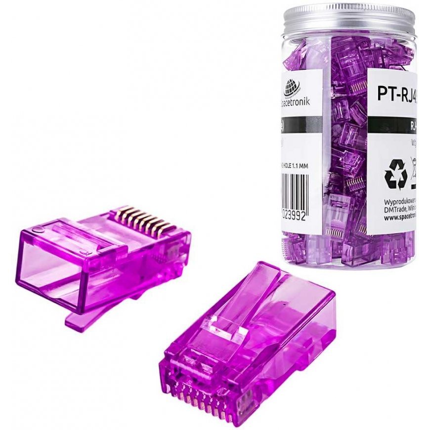 Spacetronik RJ45 plug, bandwidth, cat. 6