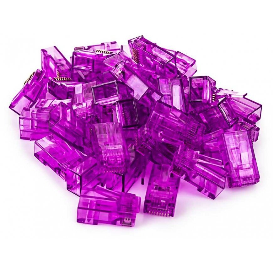 Spacetronik RJ45 kištukas, pralaidumas, 6 kat. UTP PT-RJ456UP-1, 100 vnt. – 4