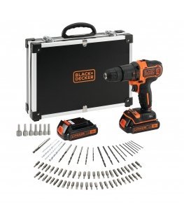 Black & Decker BDCHD18BAFC-QW grąžtas 1400 RPM Juoda, Oranžinė