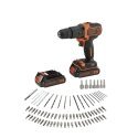 Black & Decker BDCHD18BAFC-QW porakone 1400 RPM musta, Oranssi Black & Decker BDCHD18BAFC-QW porakone 1400 RPM musta, Oranssi