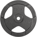 Set of cast iron weights 2x15kg, hole 31mm, plate with handles, REBEL ACTIVE Set of cast iron weights 2x15kg, hole 31mm, plate with handles, REBEL ACTIVE