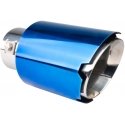 Końcówka tłumika wydechu stainless steel blue amio-04066