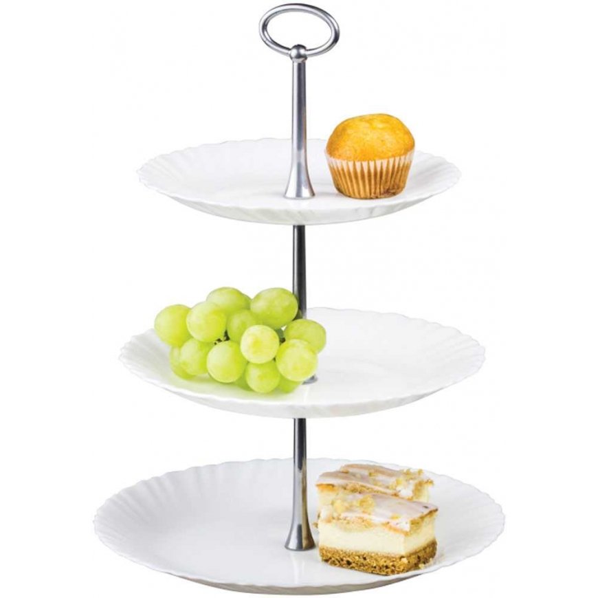 Dajar Cake trzypoziomowa Feston 28 cm LUMINARC