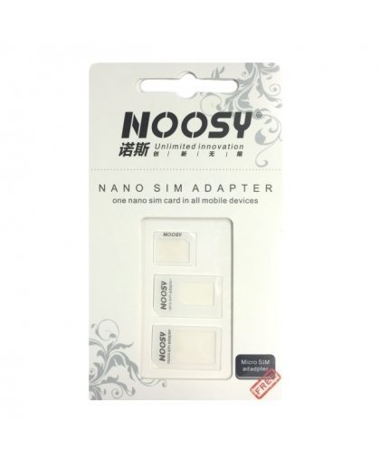 Noosy 3in1 SIM Card Adapter All Way From - Nano - Micro - Standart SIM (Blister) – 2