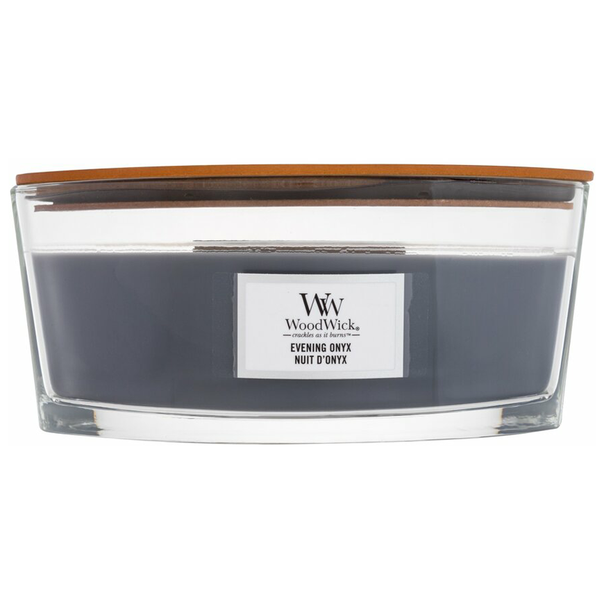 WoodWick Aromatic candle (Evening Onyx), 453.6 g – 2