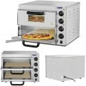 Elektrinė krosnelė Profesionali dviguba picos orkaitė 2 x 40cm 3000W 230V Royal Catering Elektrinė krosnelė Profesionali dviguba picos orkaitė 2 x 40cm 3000W 230V Royal Catering